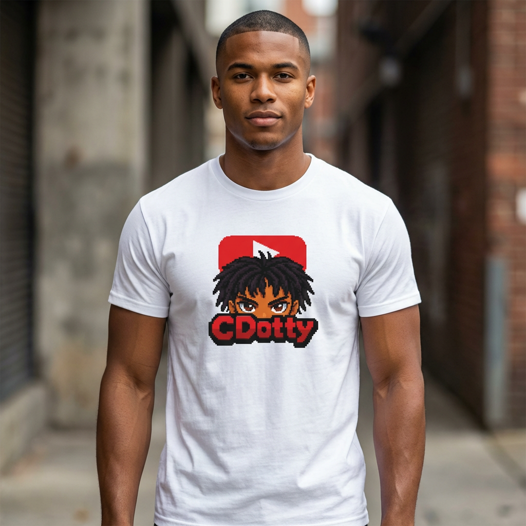 CDotty 64-Bit YouTube Unisex Heavy Cotton Tee