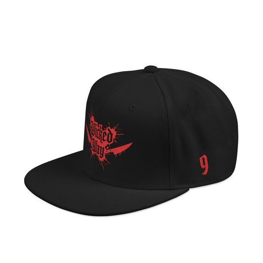 Black "Wicked Way" #9 Double Kitchen Knives Snapback