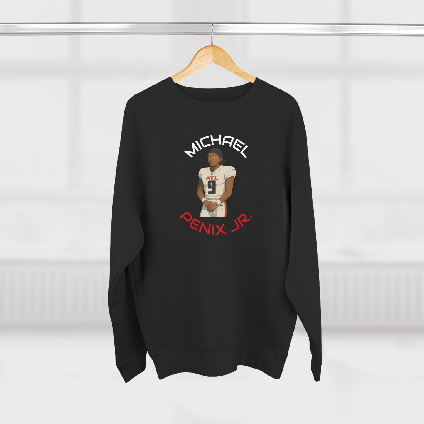 Anime Football 'Michael Penix Jr.' Crewneck Sweatshirt