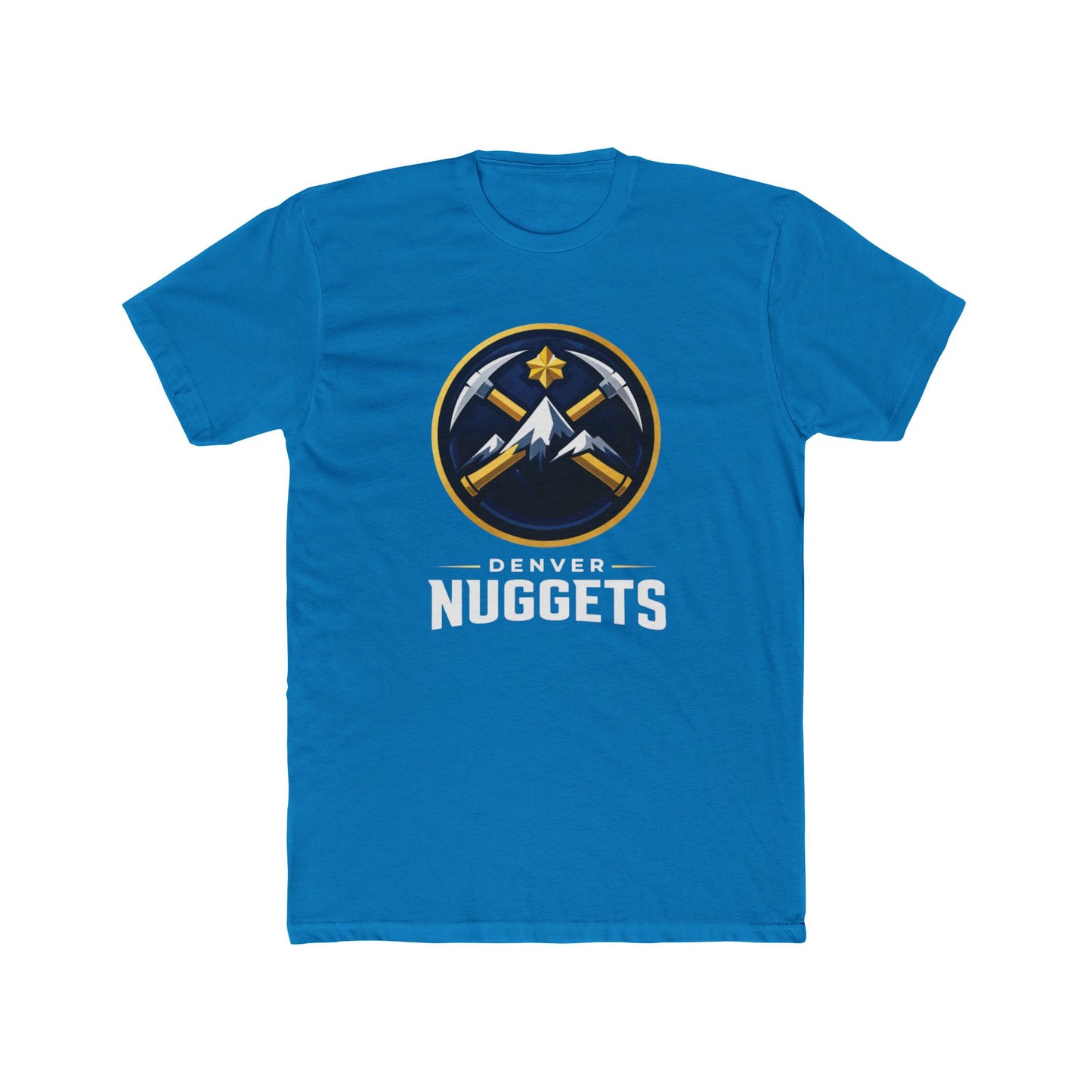 Loco Fits New "NBA Denver Nuggets Basketball Concept Logo" Cotton Crew Tee