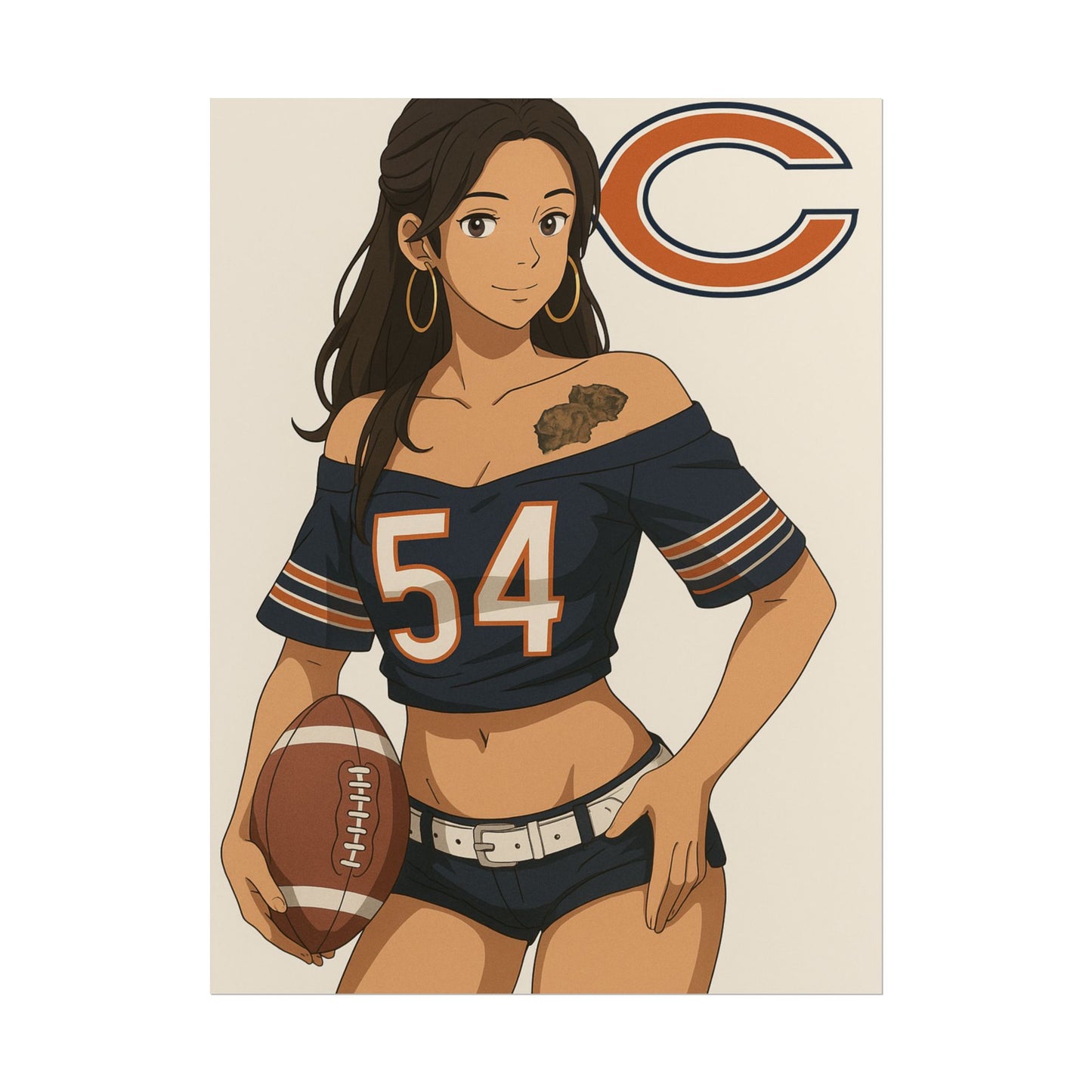 Loco Fits Anime Girls 'Bears Girl 1' Poster