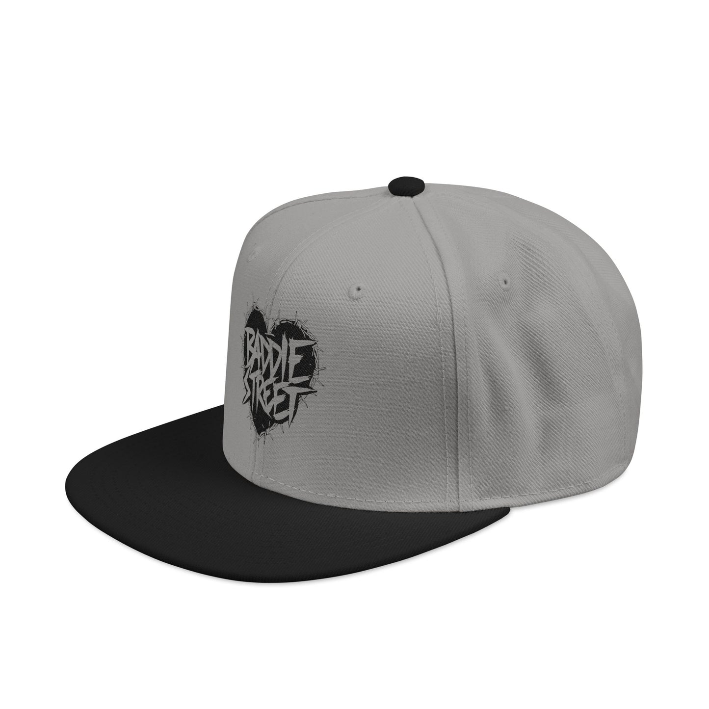 "Baddie Street" Barbed Wired Heart Logo Snapback Hat