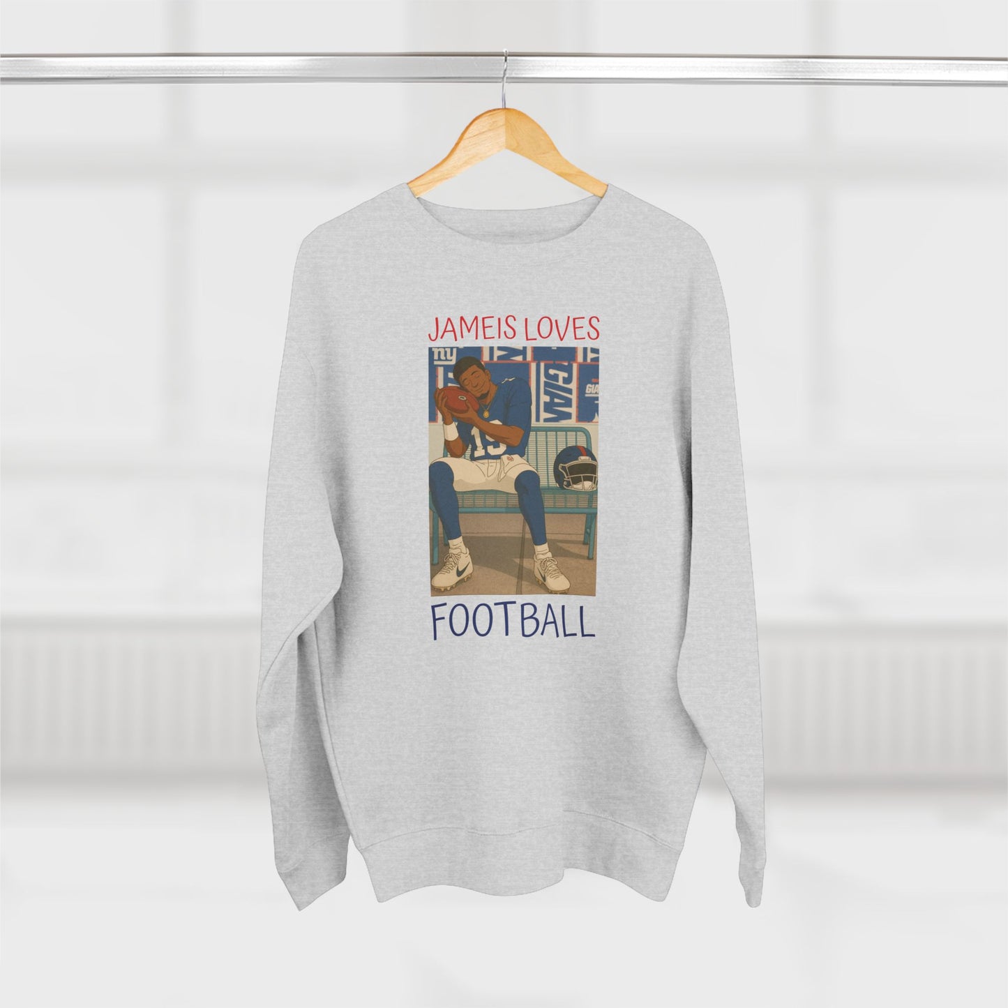 Anime Football 'Jameis Loves Football' Crewneck Sweatshirt