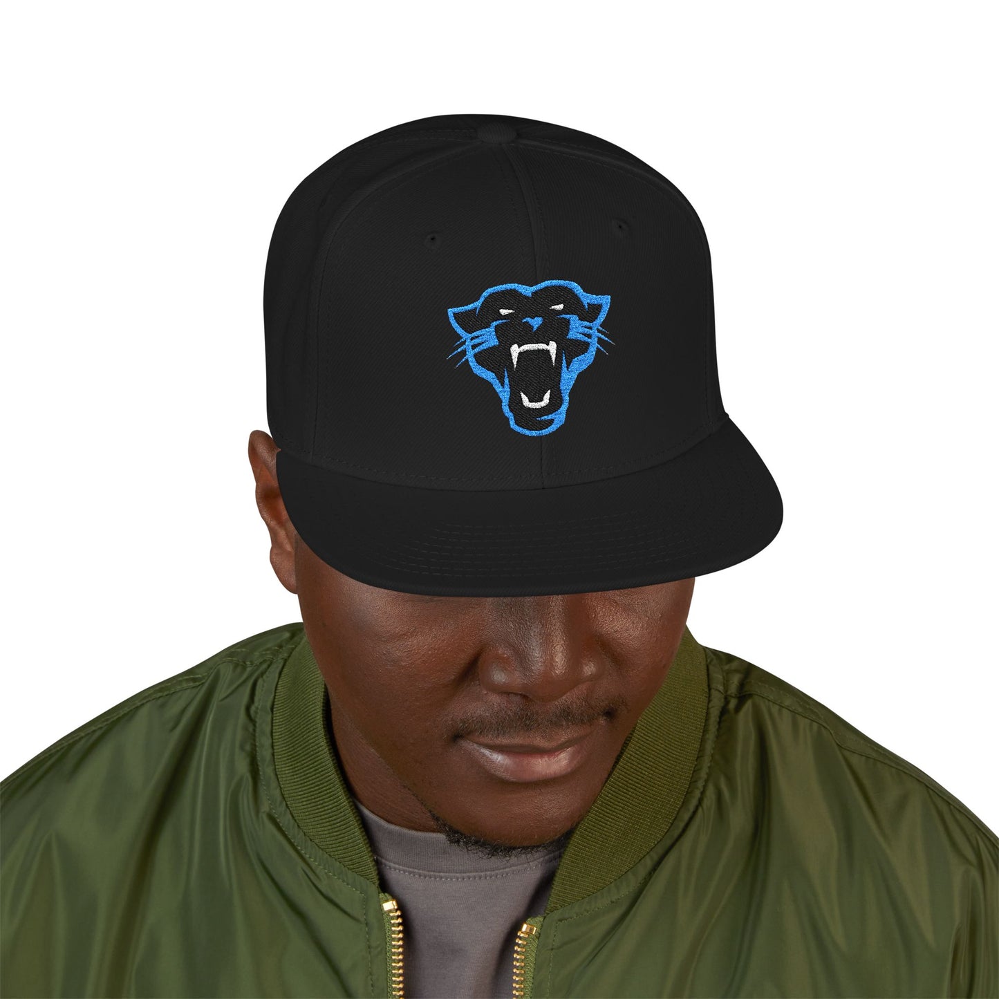 Loco Fits "NFL Carolina Panthers Roar Concept Logo" Snapback (Embroidery)