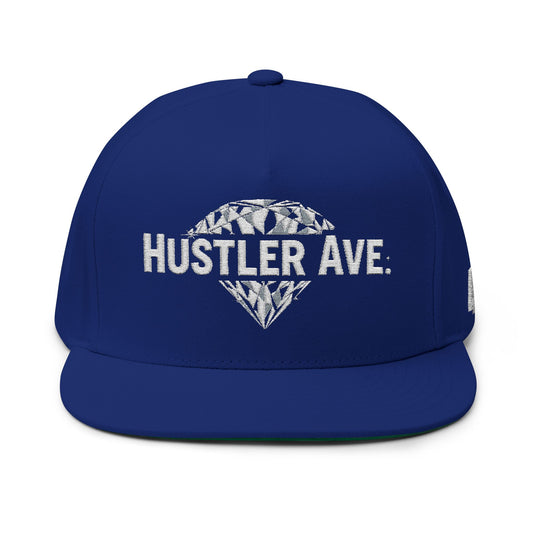 Blue "Hustler Ave" #40 Diamond Status Alt. Snapback