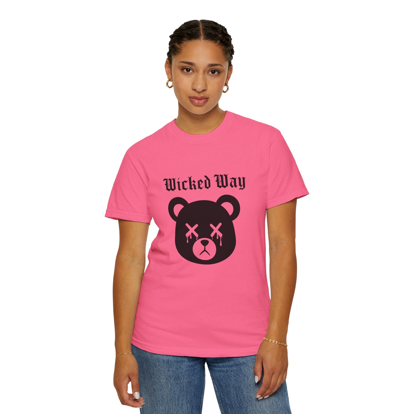 "Wicked Way" Dead Bear Head T-Shirt (Multi Color Options)