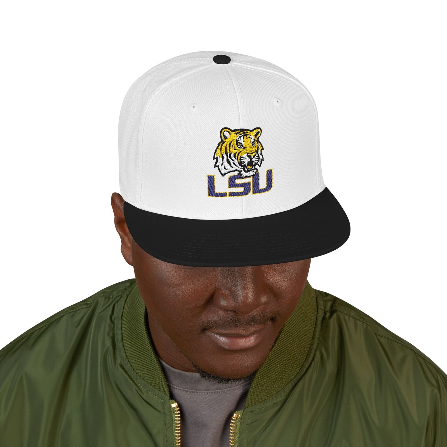 'LSU Tiger Head' Logo Snapback