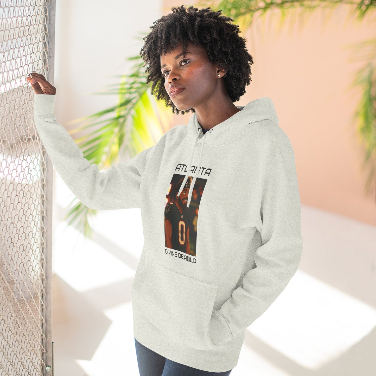 Anime Football 'Atlanta Divine Deablo' Three-Panel Fleece Hoodie