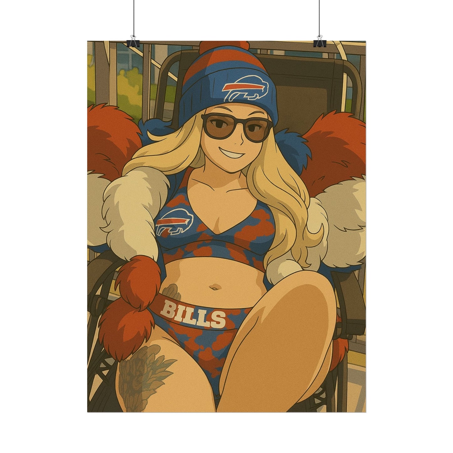 Loco Fits Anime Girls 'Bills Girl Swimsuit 1' Poster