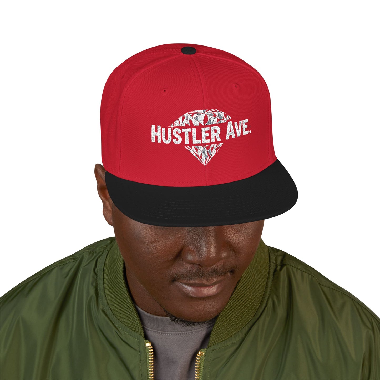 Base "Hustler Ave" Diamond Status Alt. Snapback (Multi Color Options)