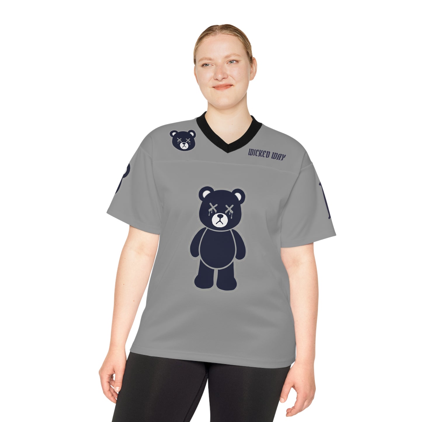 "Wicked Way" #17 Aubrey Deady Bears Football Jersey