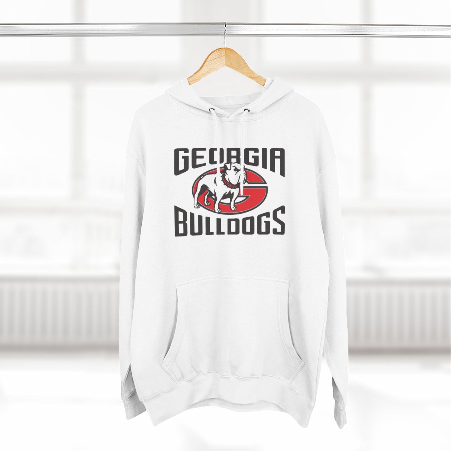 'Georgia Bulldogs Uga' Three-Panel Fleece Hoodie