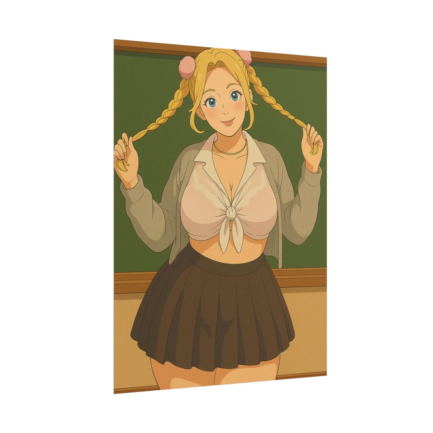 Loco Fits Anime Girls 'Seductive School Girl' Poster