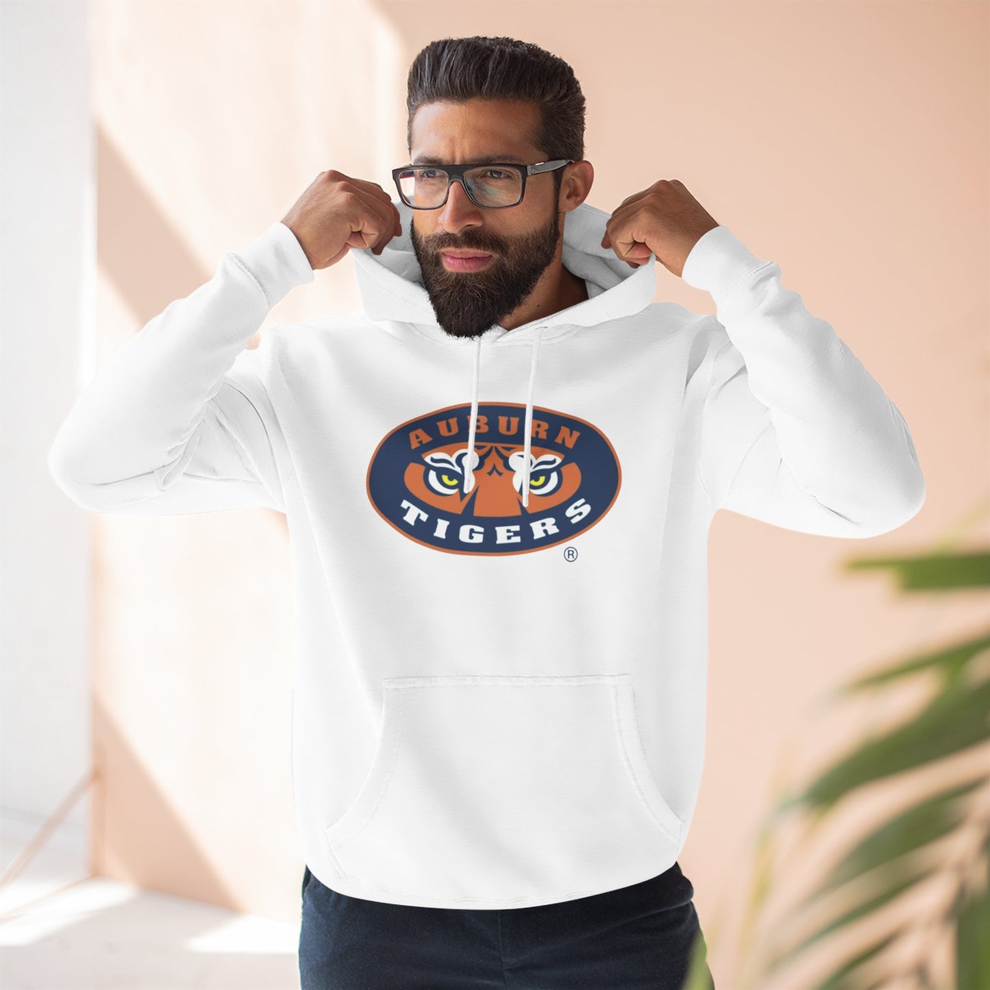 'Auburn Tigers Glare' Three-Panel Fleece Hoodie