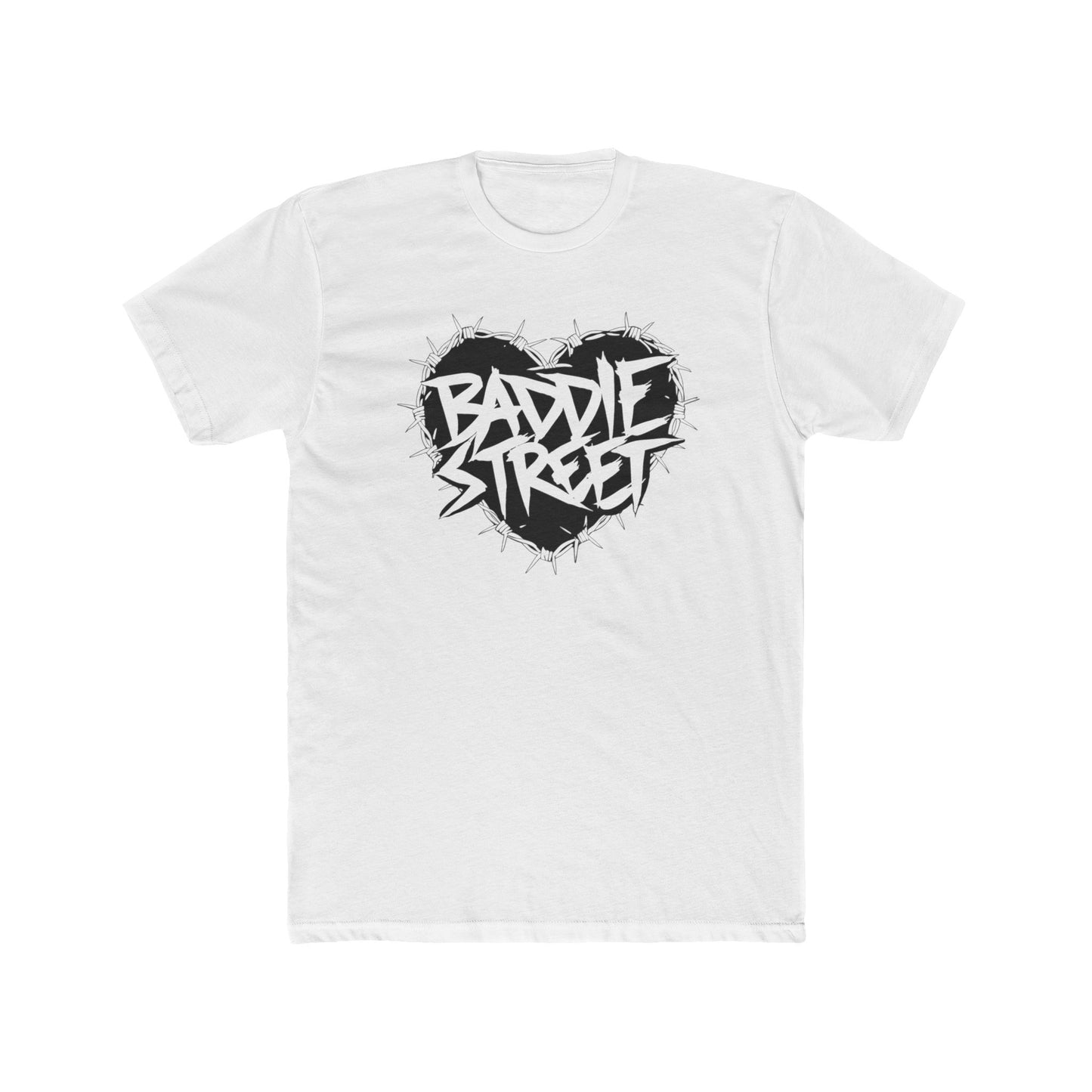 "Baddie Street" Barbed Wire Heart Logo Graphic Tee