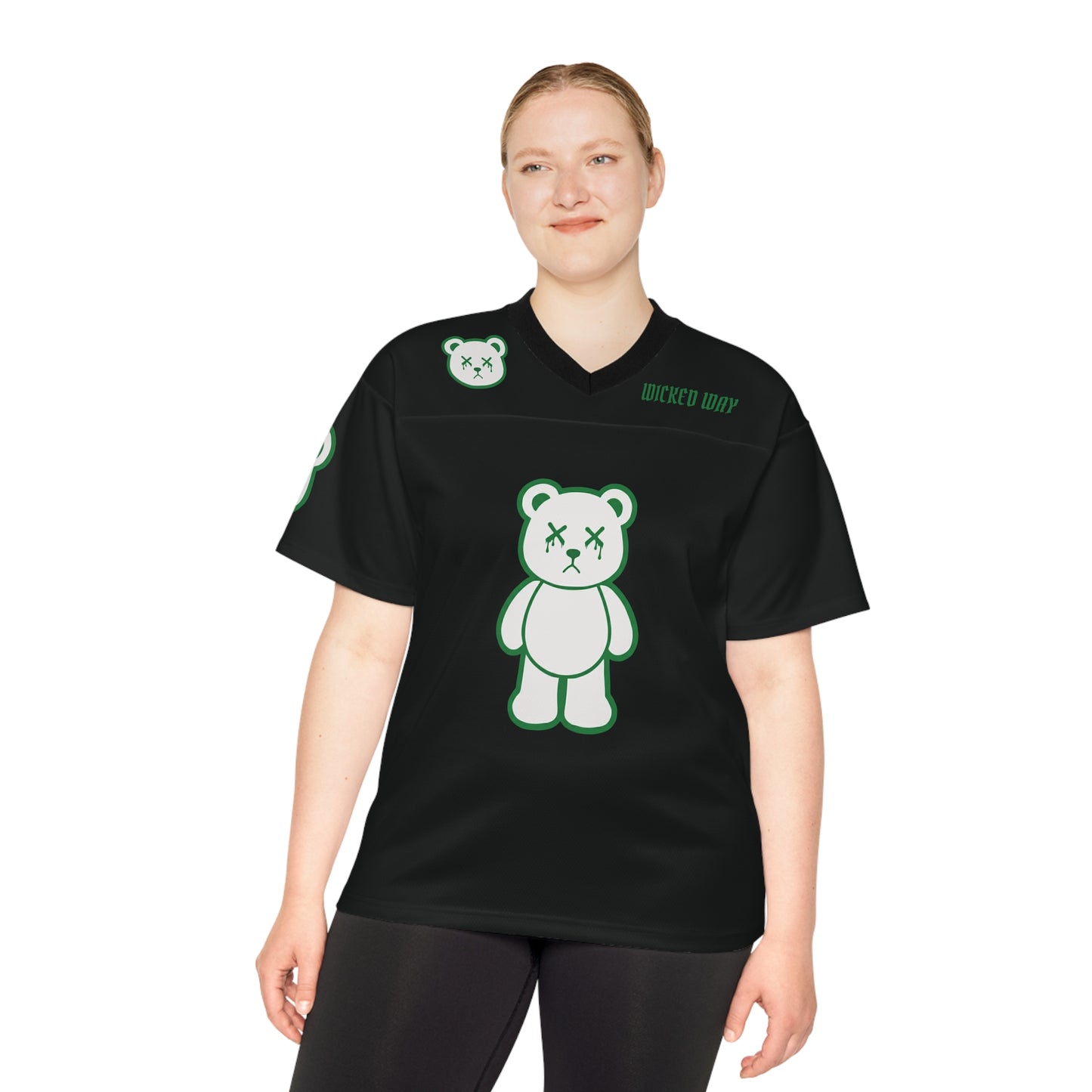 "Wicked Way" #7 Fields Deady Bears Football Jersey