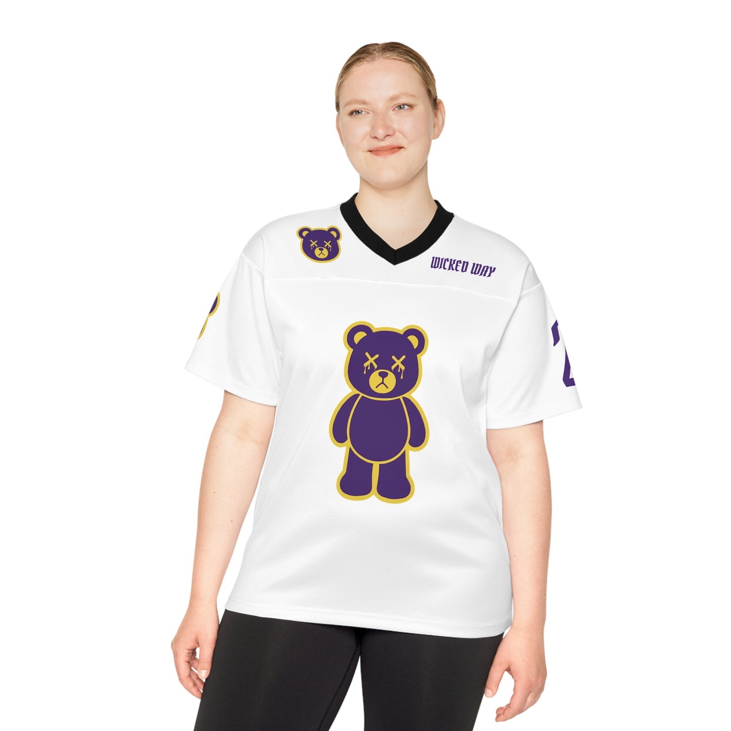 "Wicked Way" #22 Henry Deady Bears Away Football Jersey