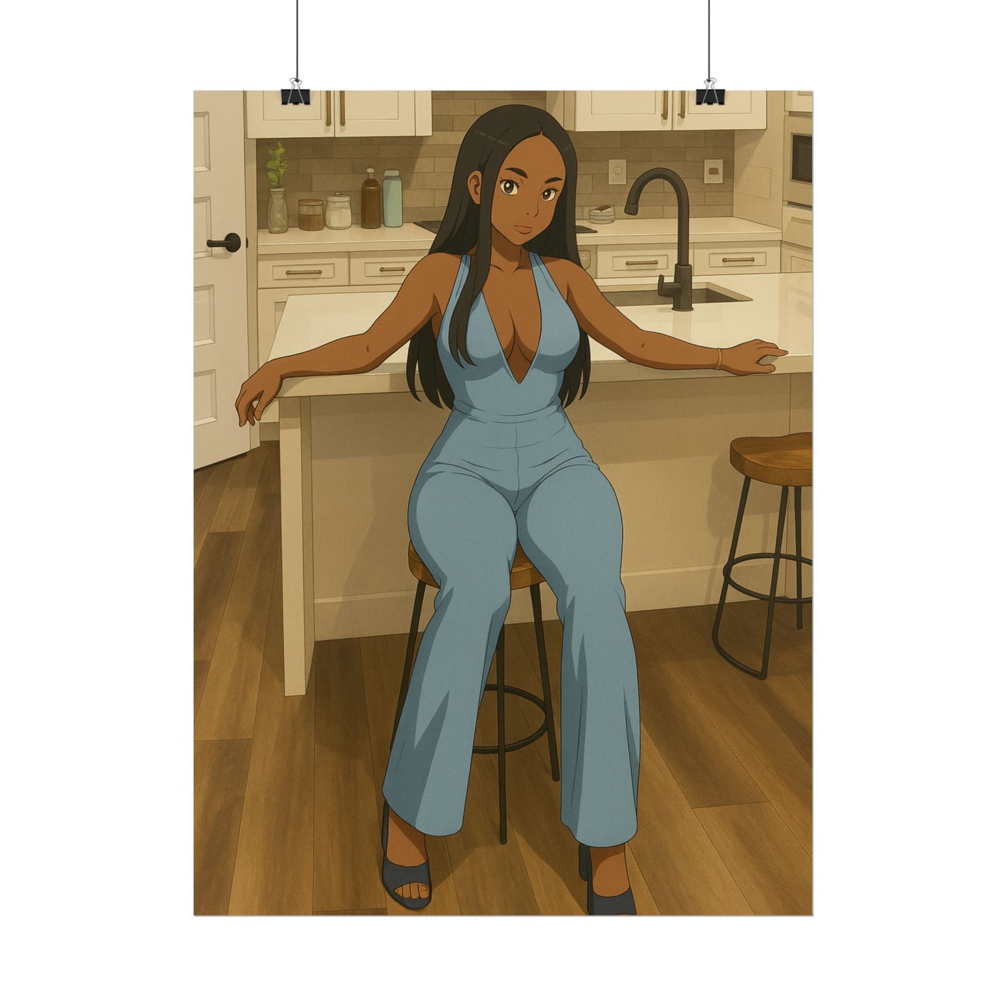 Loco Fits Anime Girls 'Kitchen Snack' Poster