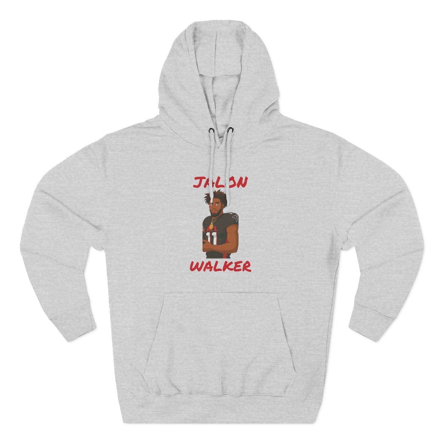 Anime Football 'Jalon Walker' Three-Panel Fleece Hoodie