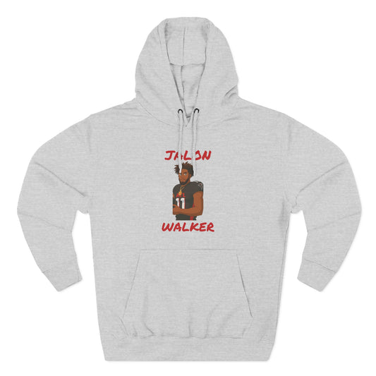 Anime Football 'Jalon Walker' Three-Panel Fleece Hoodie