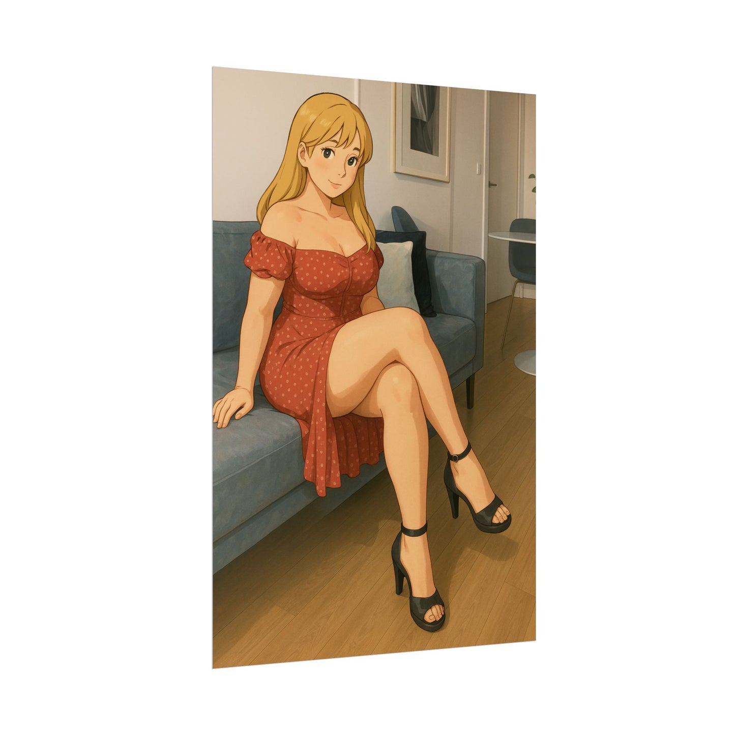 Loco Fits Anime Girls 'Have a Seat' Poster