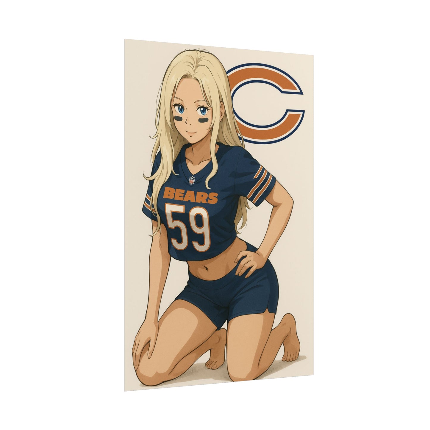 Loco Fits Anime Girls 'Bears Girl 3' Poster