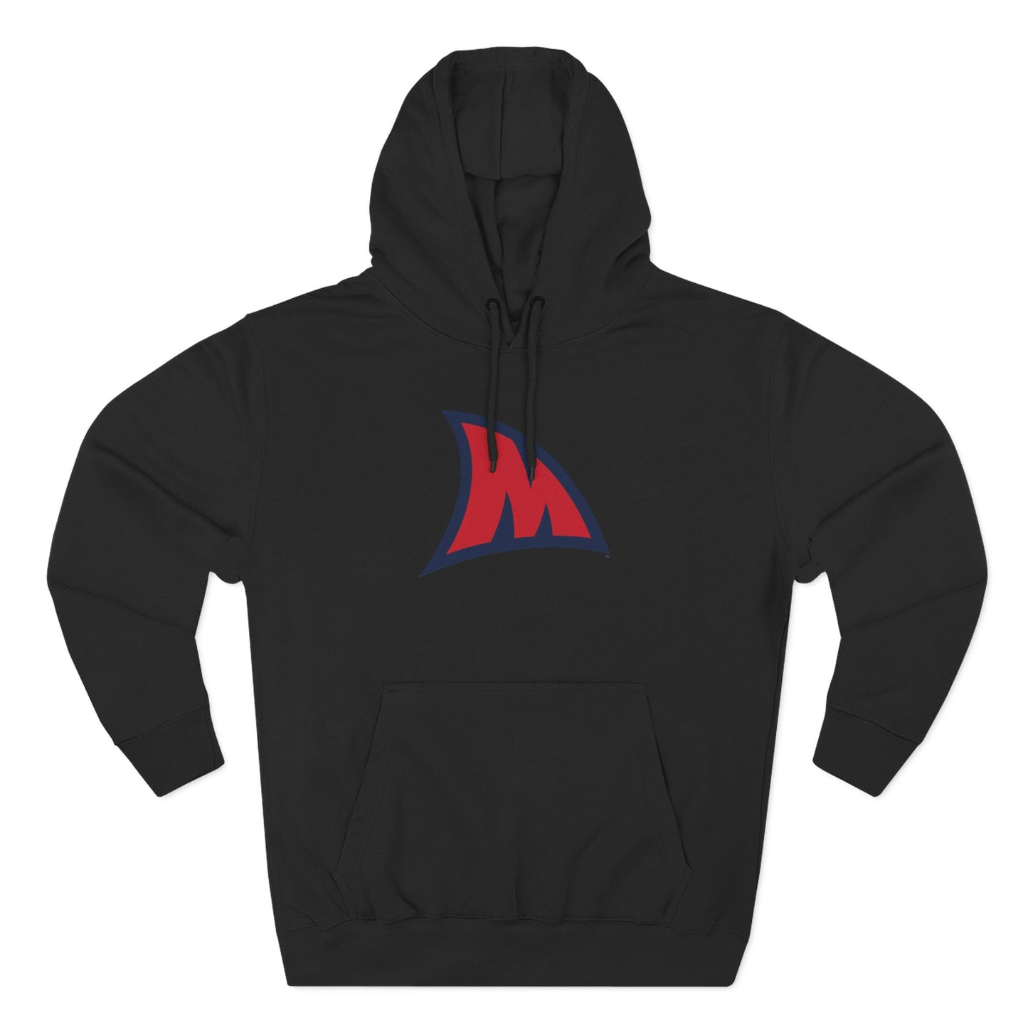 'Ole Miss Landshark M' Three-Panel Fleece Hoodie