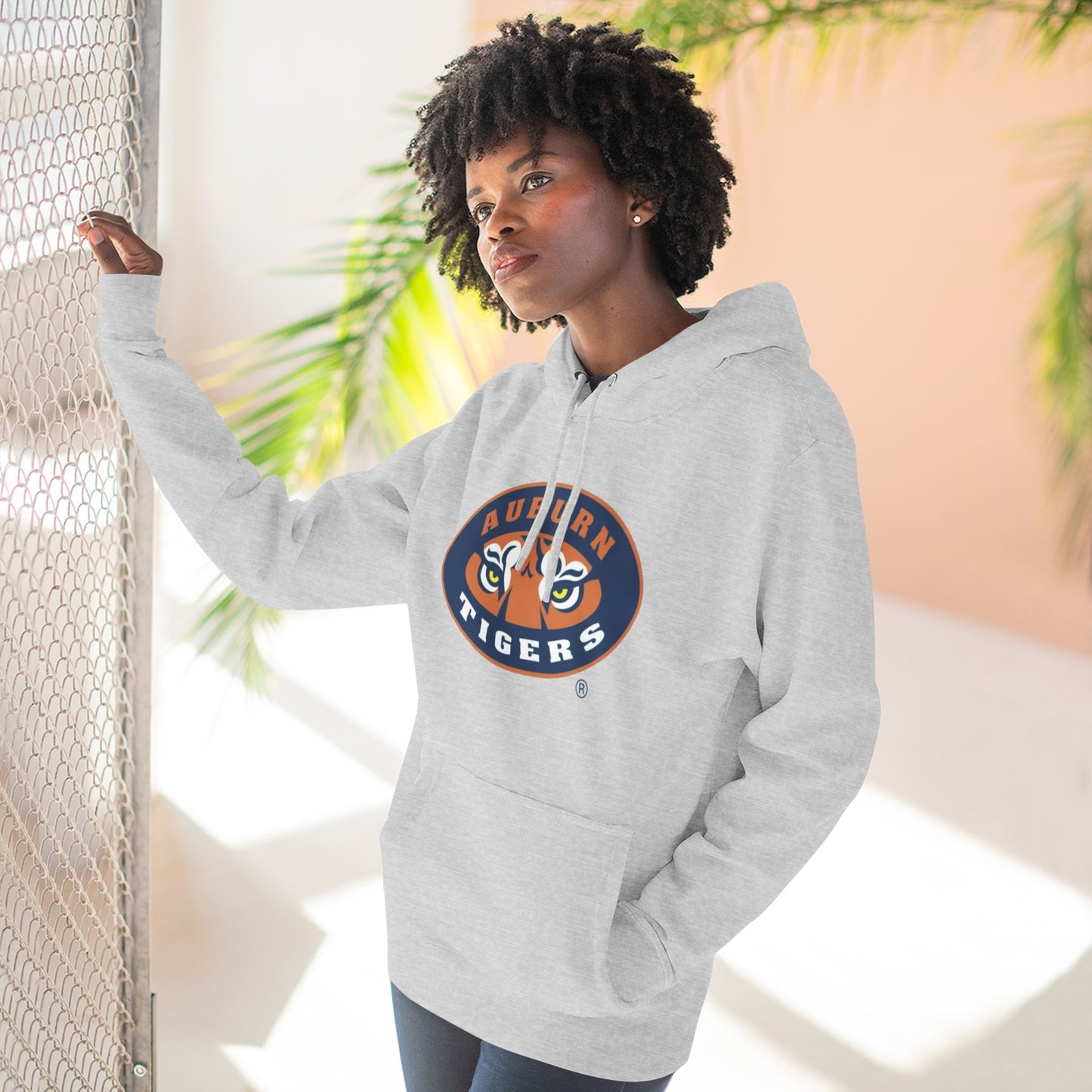 'Auburn Tigers Glare' Three-Panel Fleece Hoodie