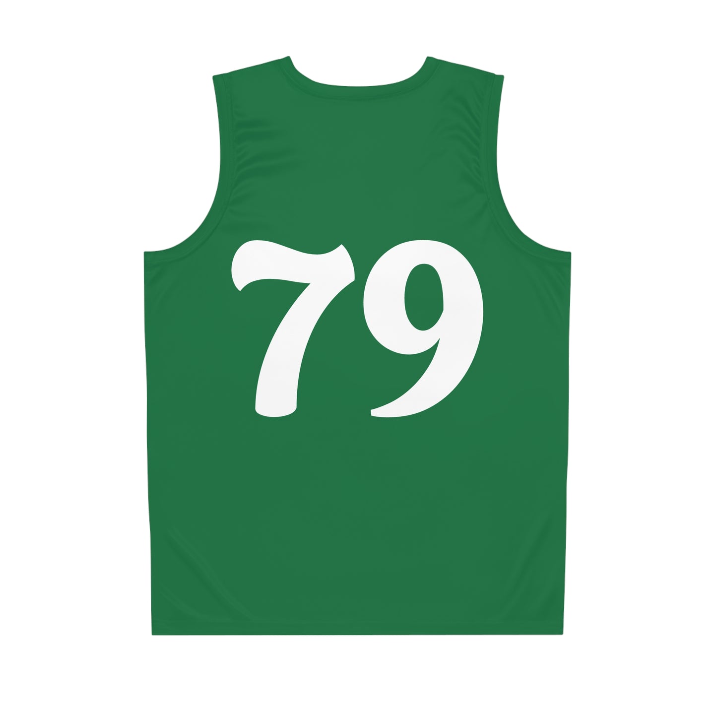 Green, White & Blue "Hustler Ave" #79 Alt. Basketball Jersey