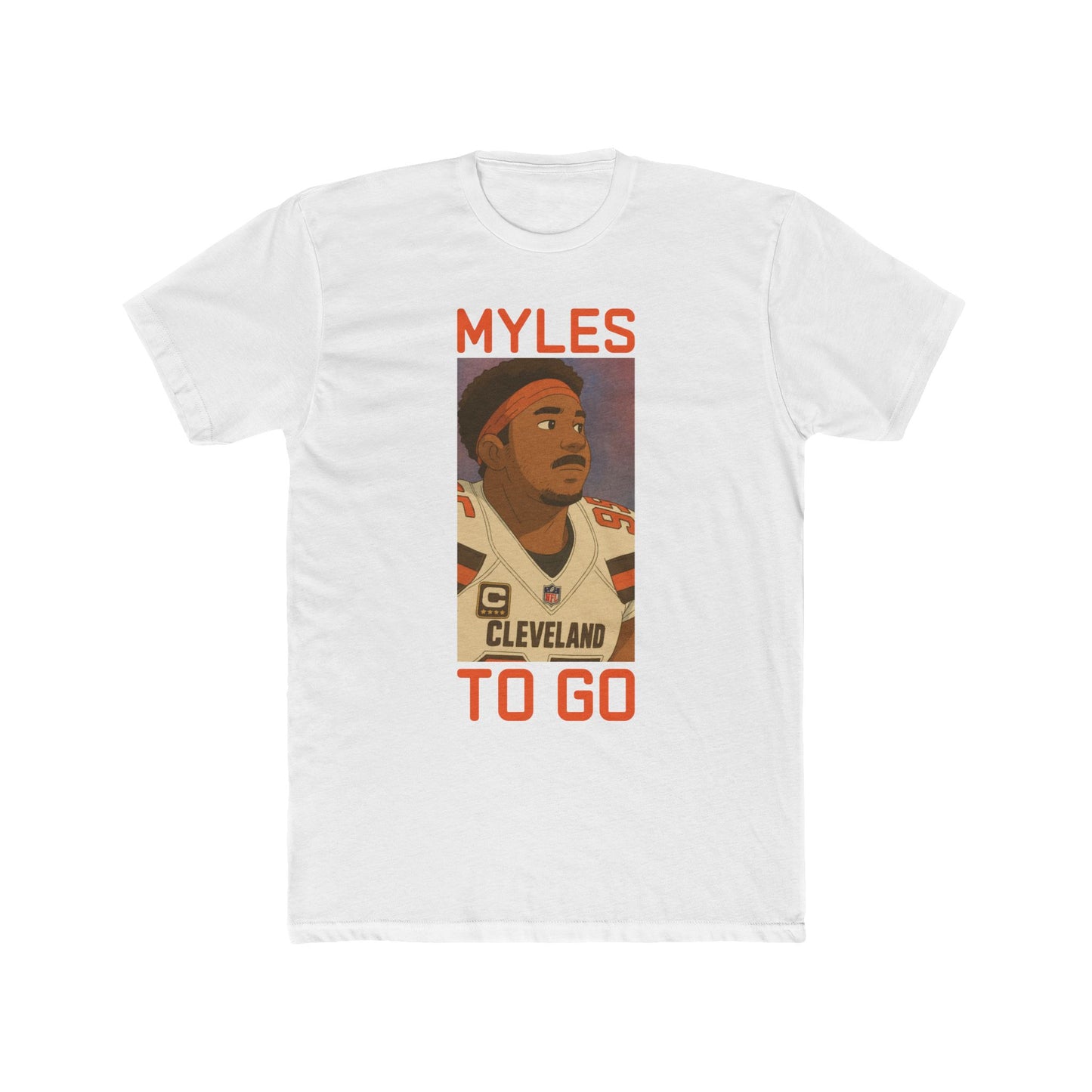 Anime Football 'Myles To Go' Cotton Crew Tee