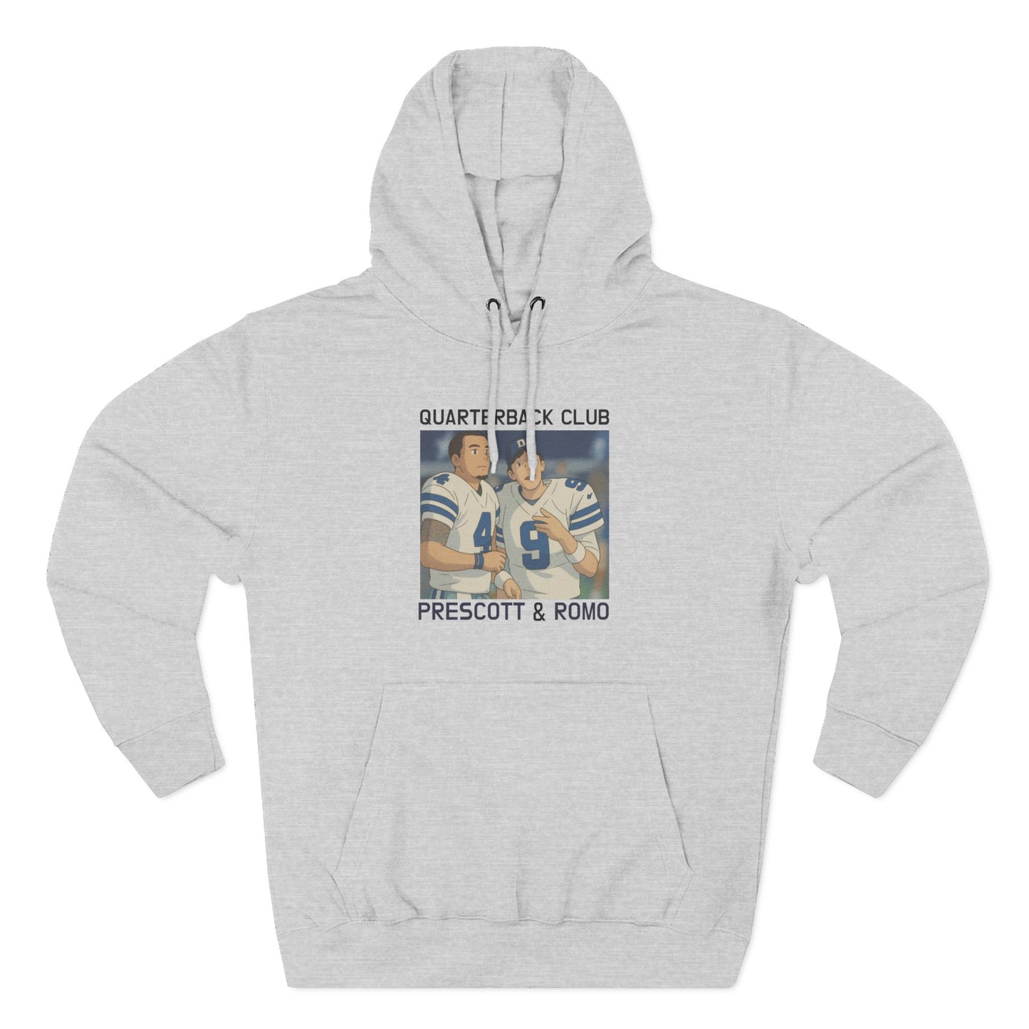 Anime Football 'Quarterback Club Prescott & Romo' Three-Panel Fleece Hoodie