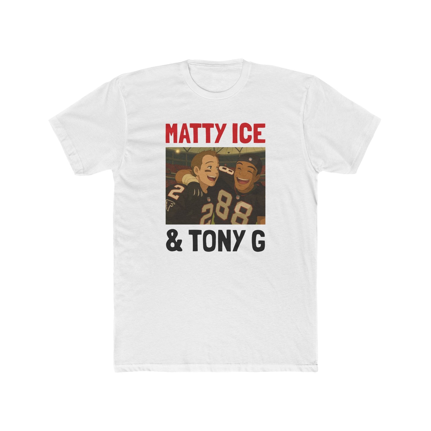 Anime Football 'Matty Ice & Tony G' Cotton Crew Tee