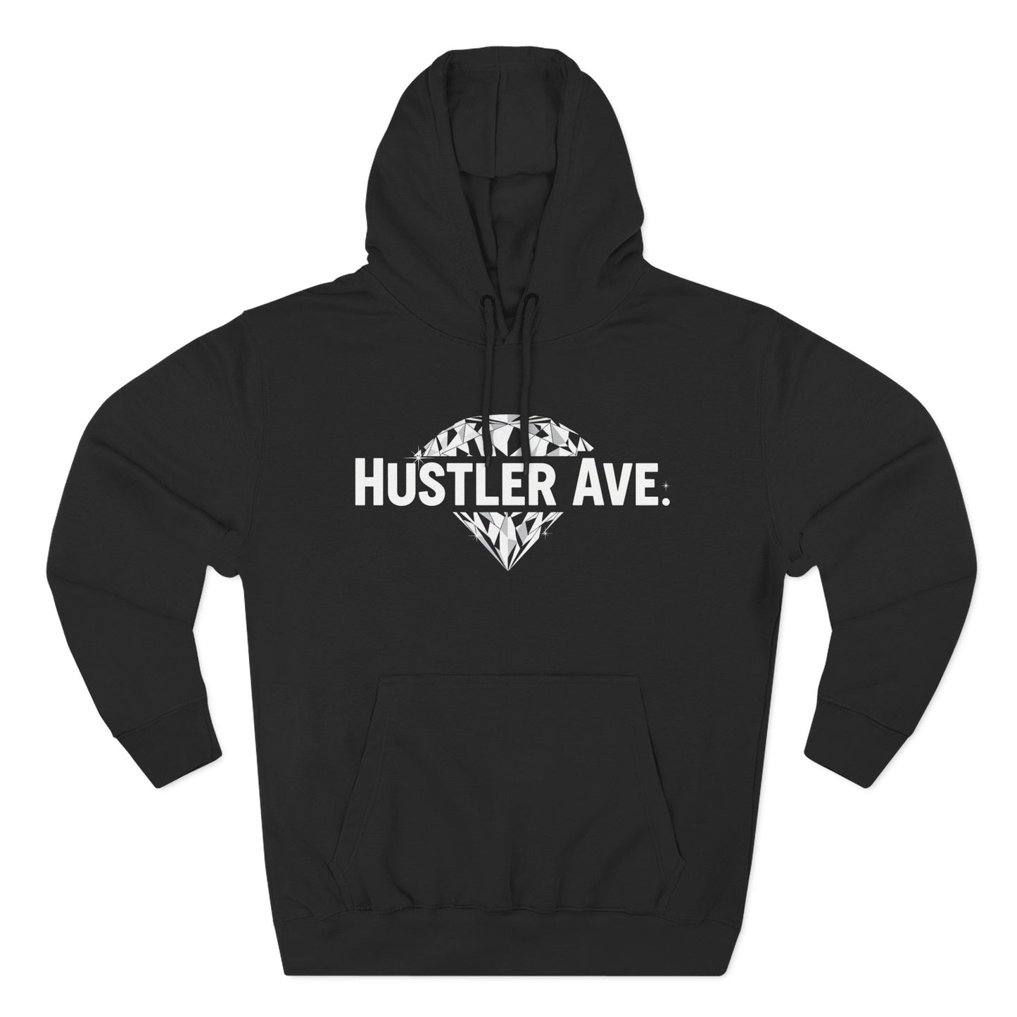 Base "Hustler Ave" Diamond Status College Hoodie