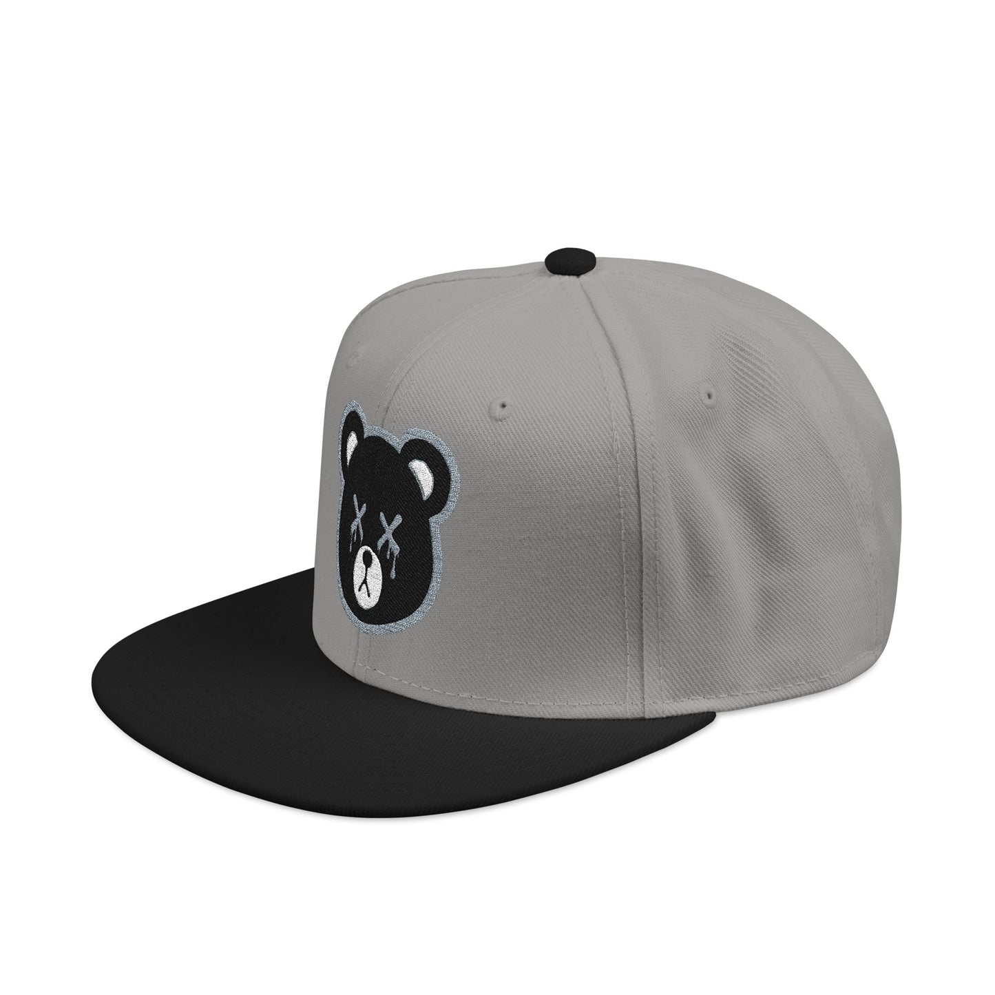 "Wicked Way" Deady Bears Grey, Black & White Logo Snapback
