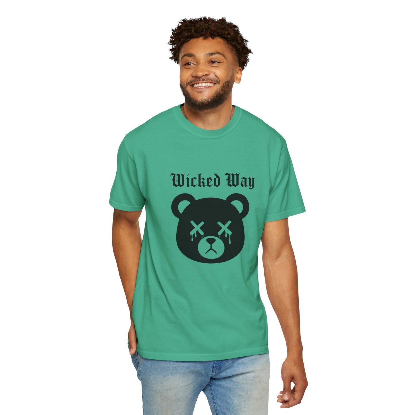 "Wicked Way" Dead Bear Head T-Shirt (Multi Color Options)