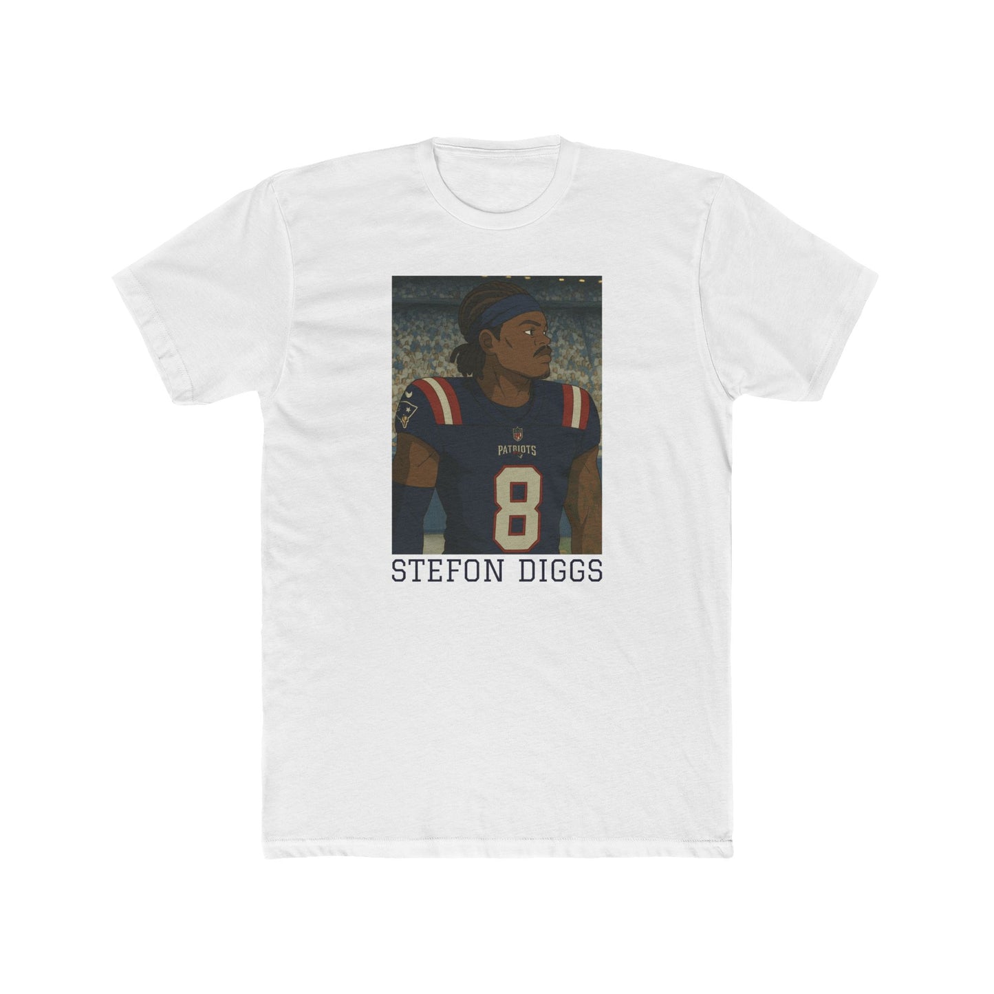 Anime Football 'Stefon Diggs' Cotton Crew Tee