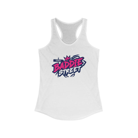 "Baddie Street" Streetwise V3 Woman's Racerback Tank Top