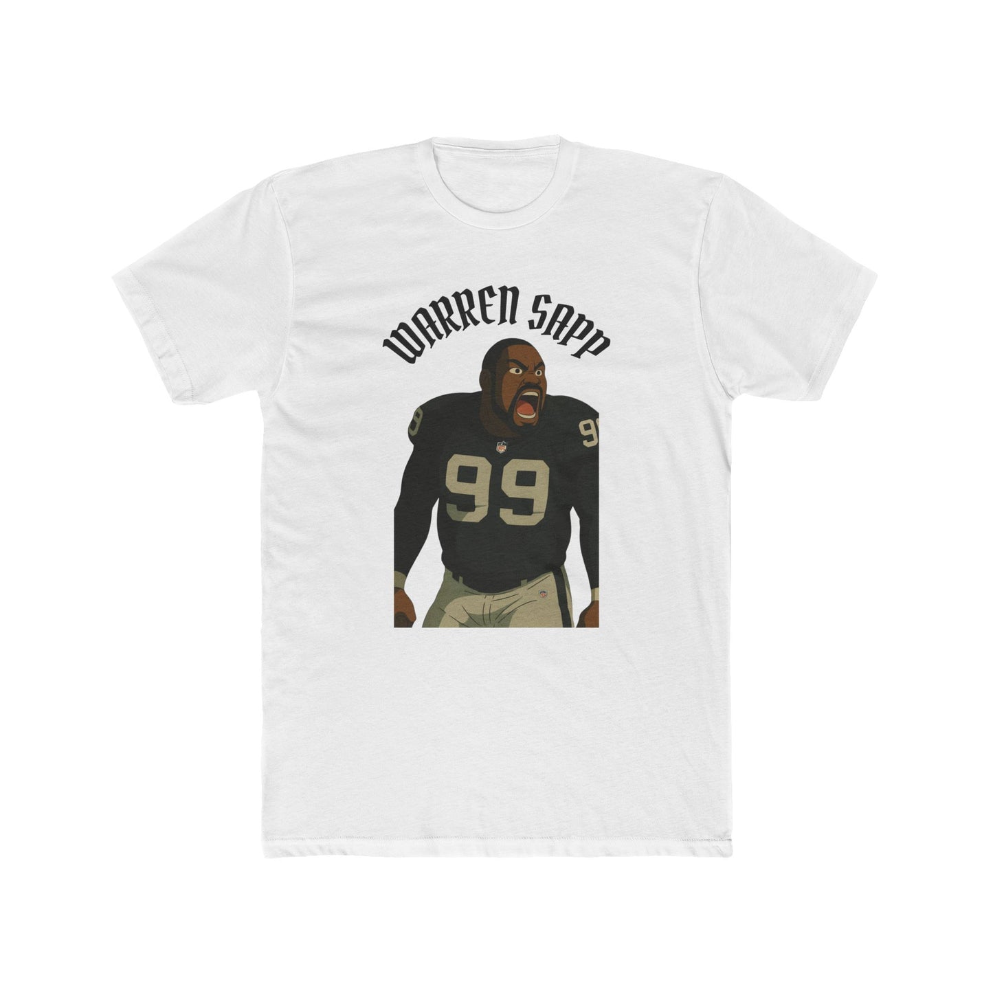 Anime Football 'Warren Sapp' Cotton Crew Tee