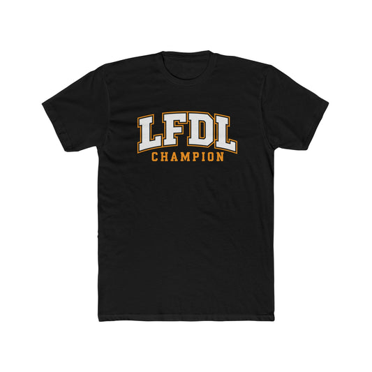 LocoFits Draft League Champion Logo Cotton Crew Tee