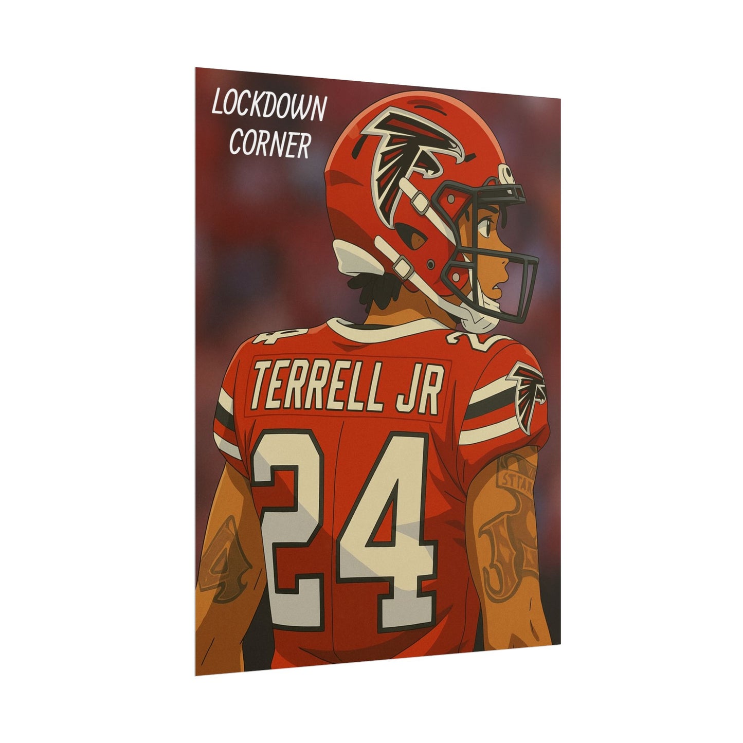 Loco Fits Anime Football 'Lockdown Corner' Poster