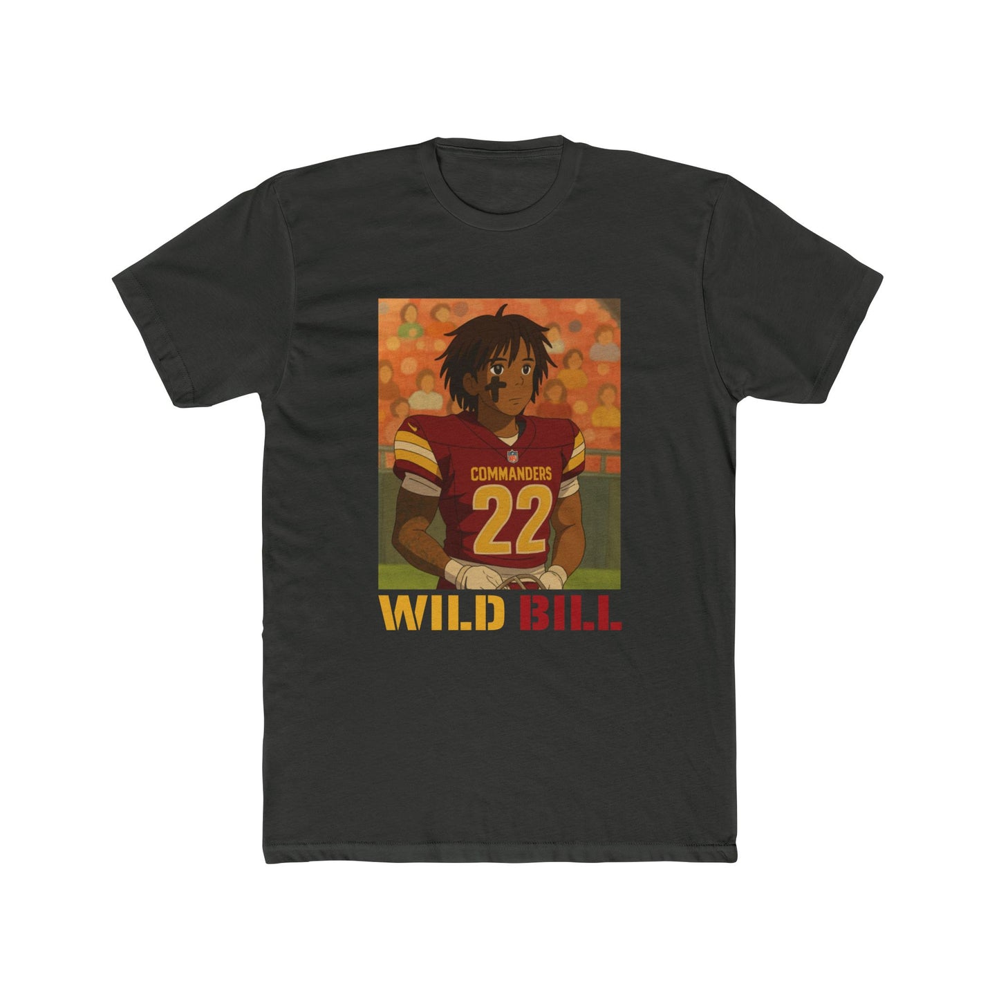 Anime Football 'Wild Bill' Cotton Crew Tee