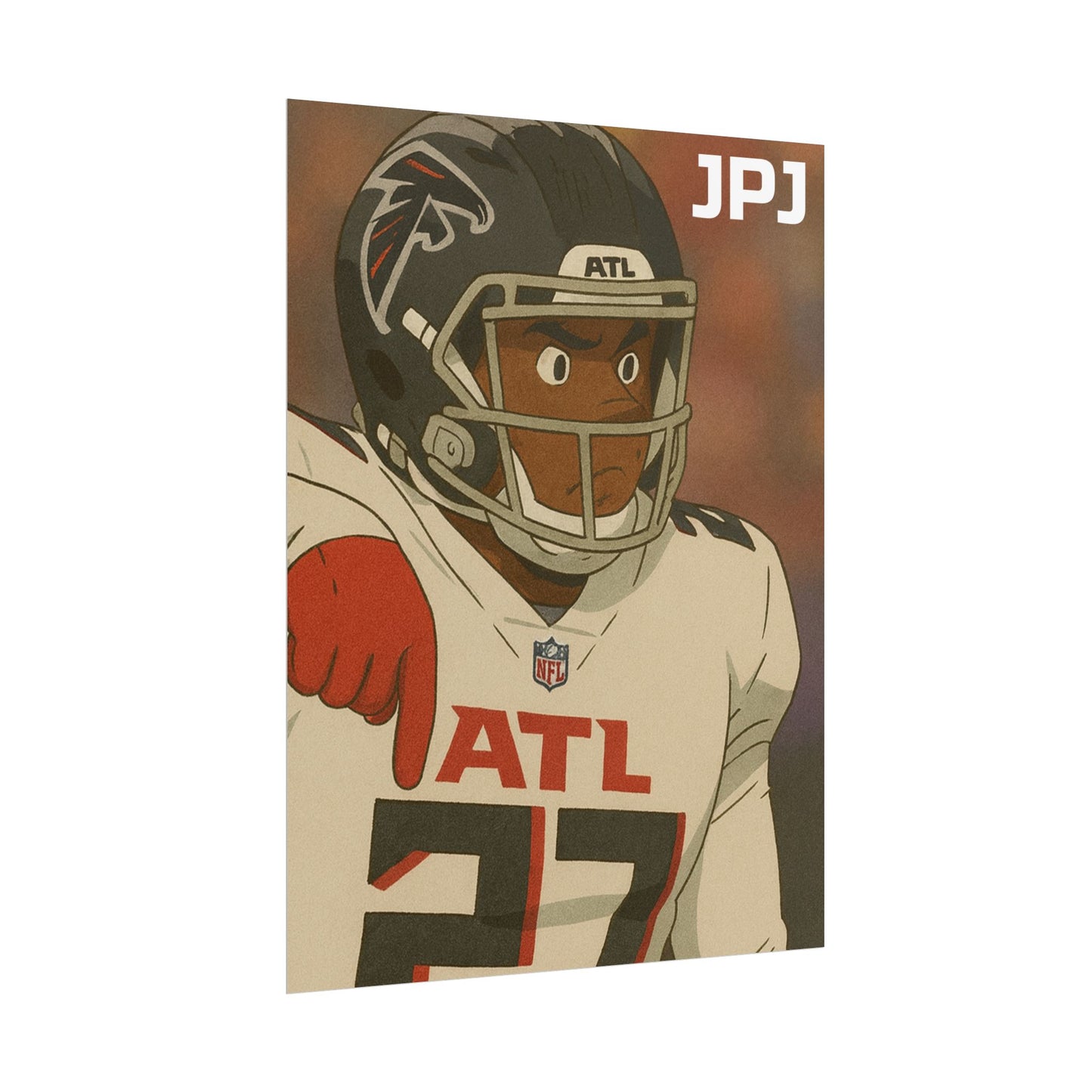 Loco Fits Anime Football 'JPJ' Poster