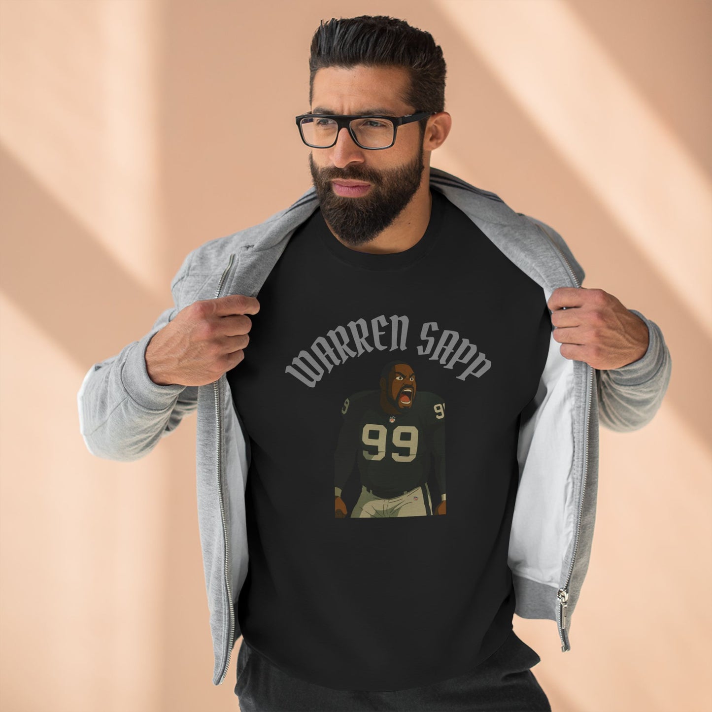 Anime Football 'Warren Sapp' Crewneck Sweatshirt