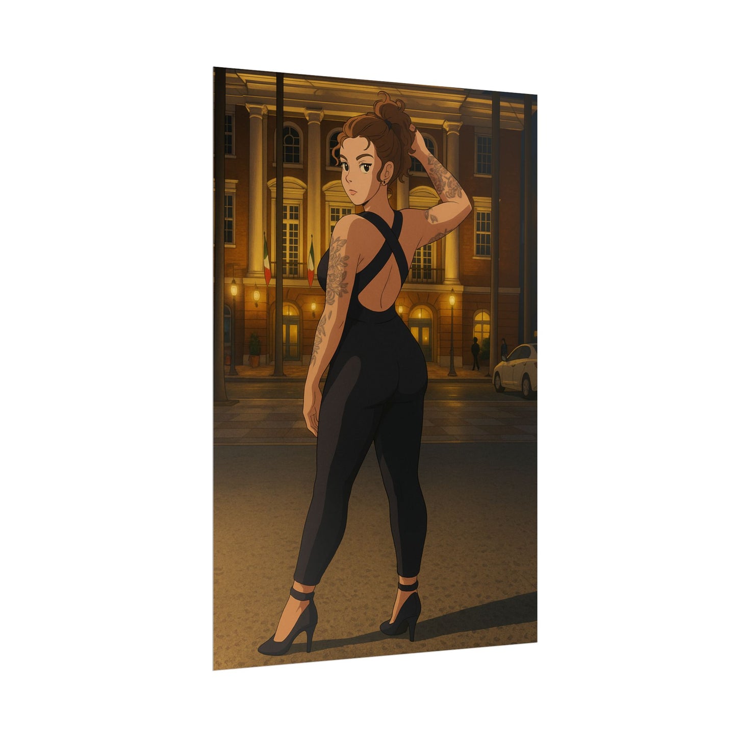 Loco Fits Anime Girls 'Let My Hair Down' Poster