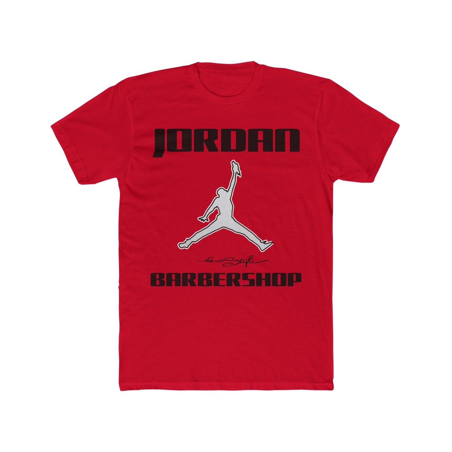 Jordan New Style Barbershop Cotton Crew T-Shirt