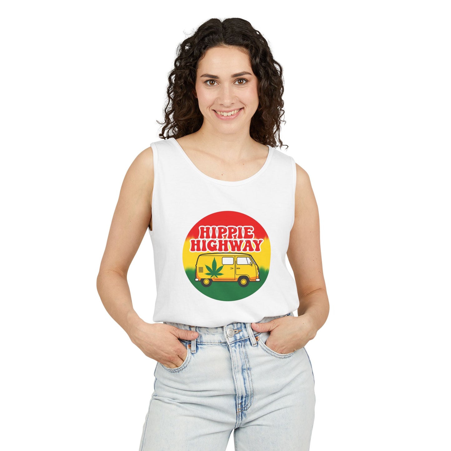 "Hippie Highway" Rasta Vibes Tank Top