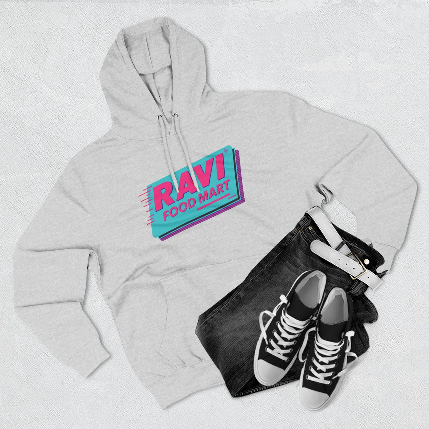 Retro Big Logo Ravi Food Mart Hoodie