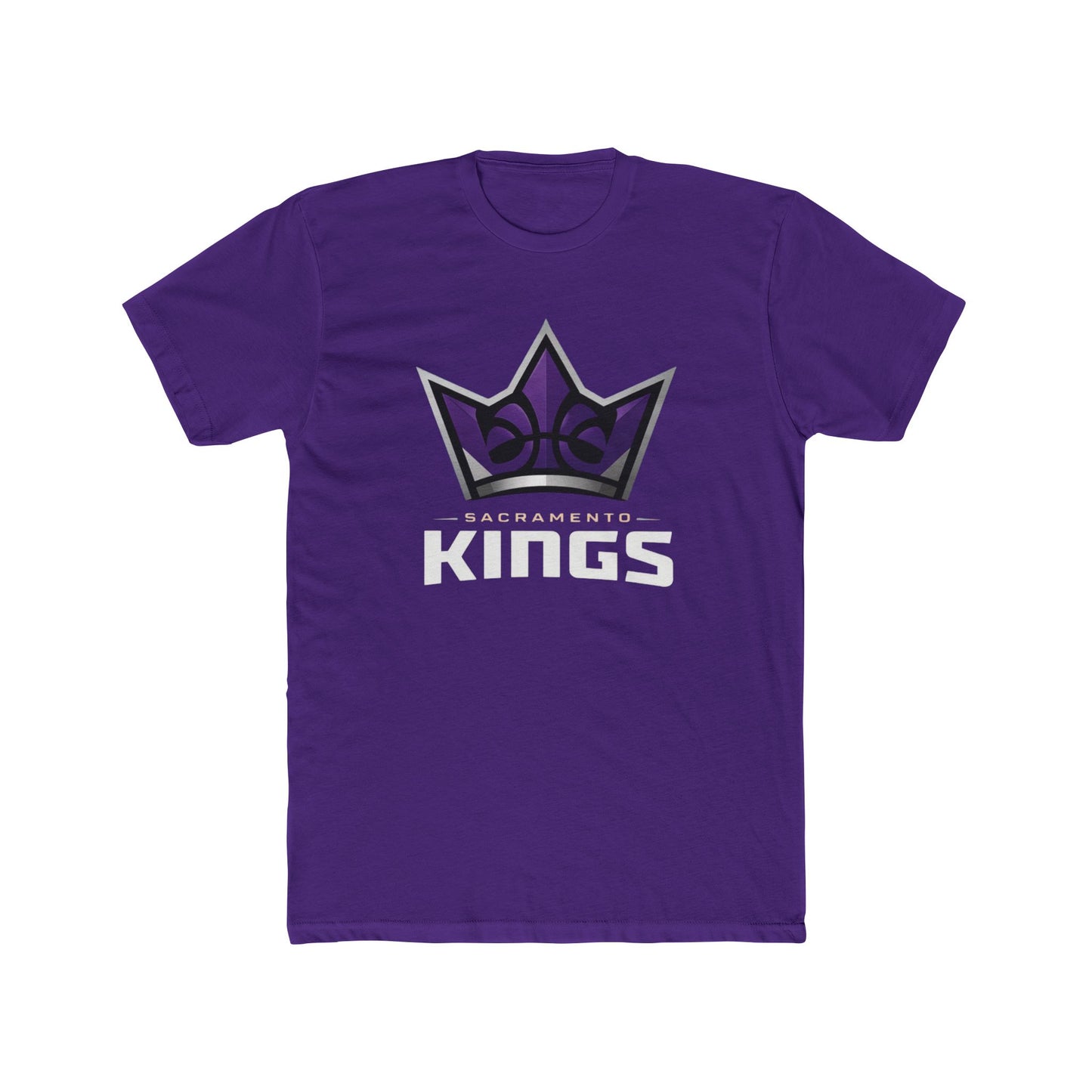 Loco Fits New "NBA Sacramento Kings Basketball Concept Logo" Cotton Crew Tee