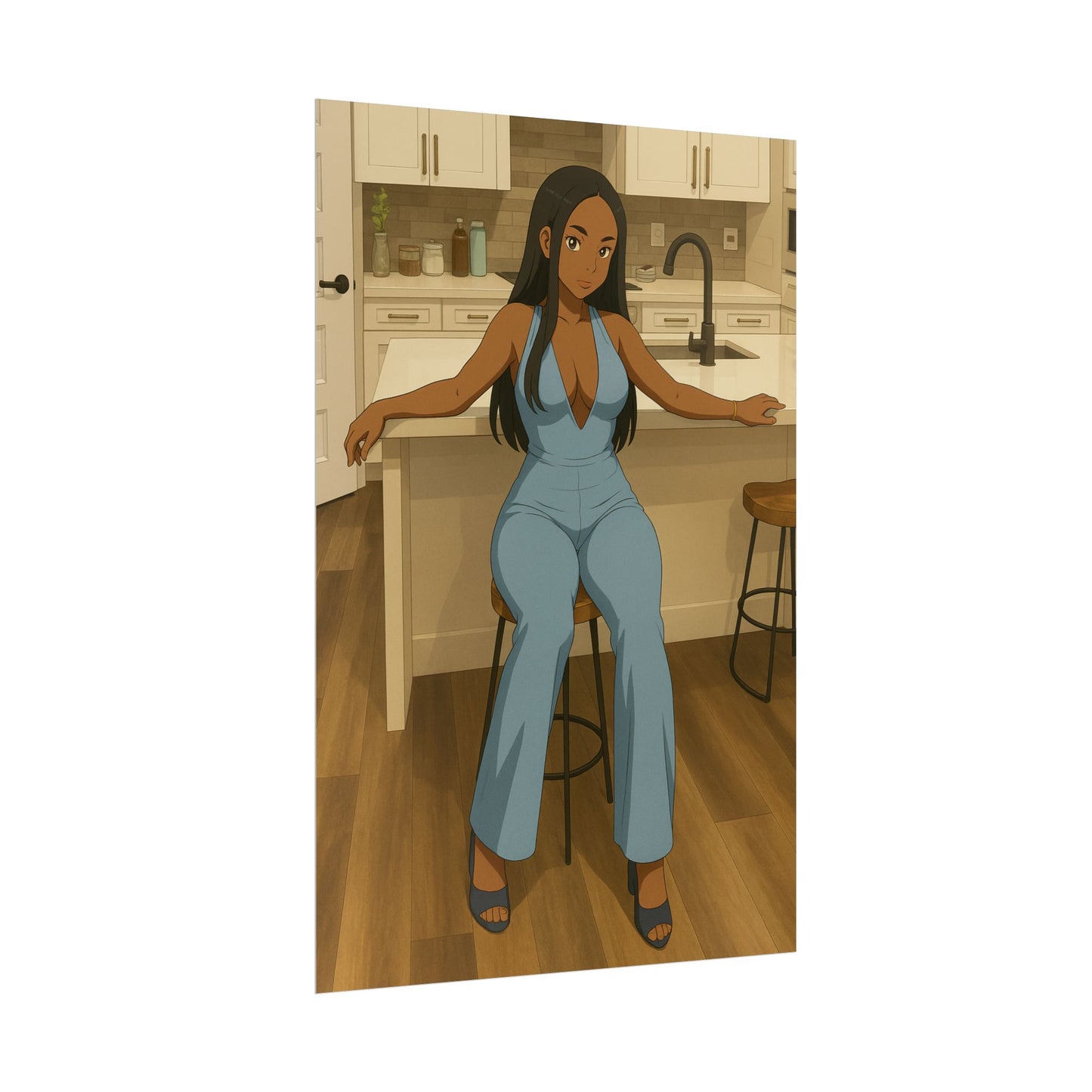 Loco Fits Anime Girls 'Kitchen Snack' Poster