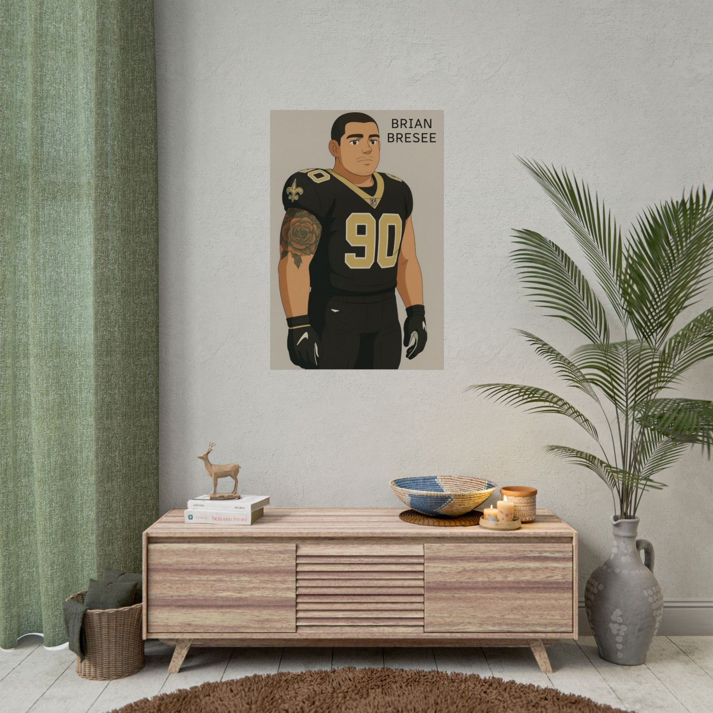 Loco Fits Anime Football 'Brian Bresee' Poster